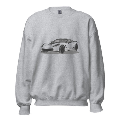 2019 Chevy Corvette Grand Sport Coupe Double Sided Unisex Sweatshirt (2 Colors Available)