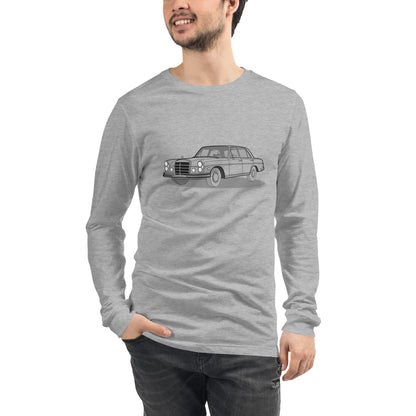 1972 Mercedes 280 SE Premium Front Side Unisex Long-Sleeve Shirt ( 3 Colors Available)