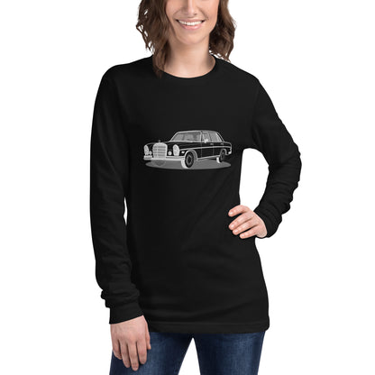 1972 Mercedes 280 SE Premium Front Side Unisex Long-Sleeve Shirt ( 3 Colors Available)