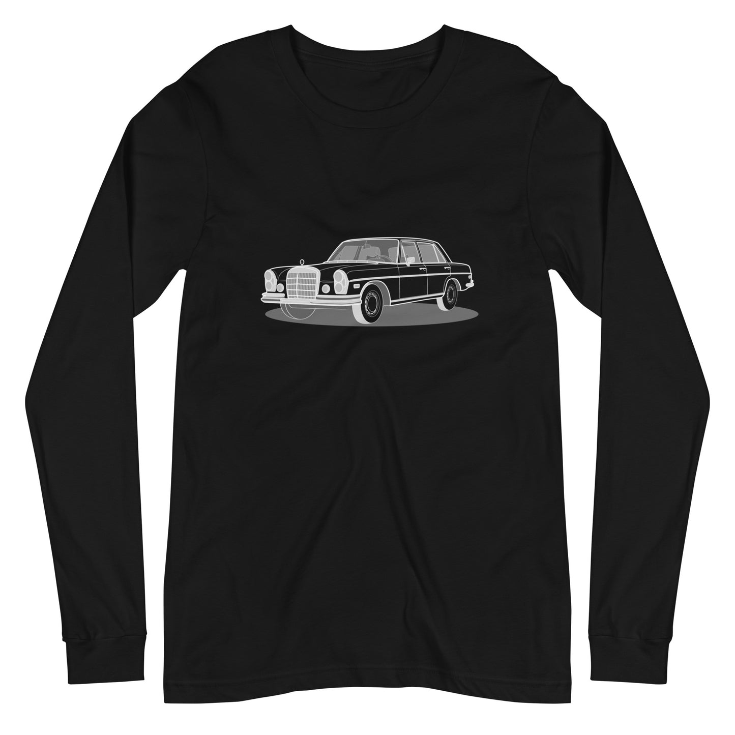 1972 Mercedes 280 SE Premium Front Side Unisex Long-Sleeve Shirt ( 3 Colors Available)