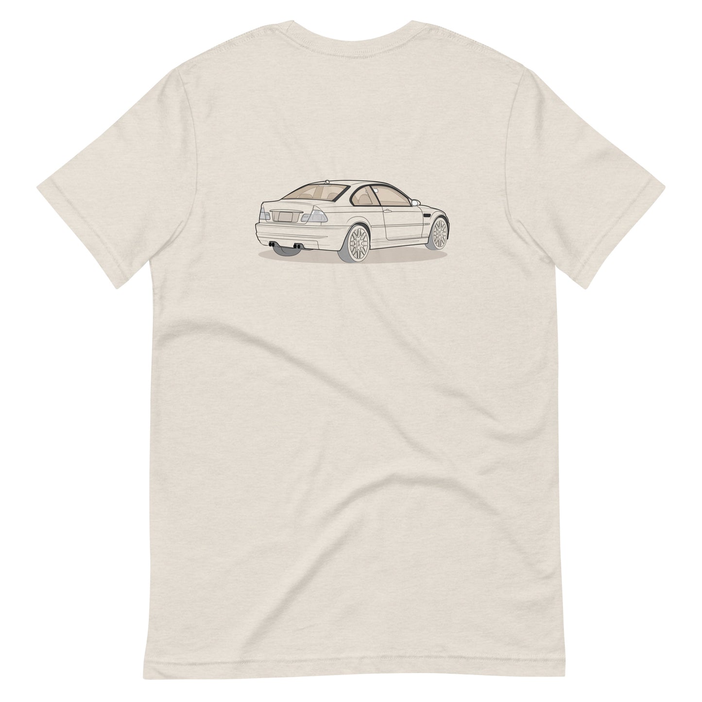 2006 BMW E46 M3 Coupe Heather Dust Double Sided Unisex T-Shirt