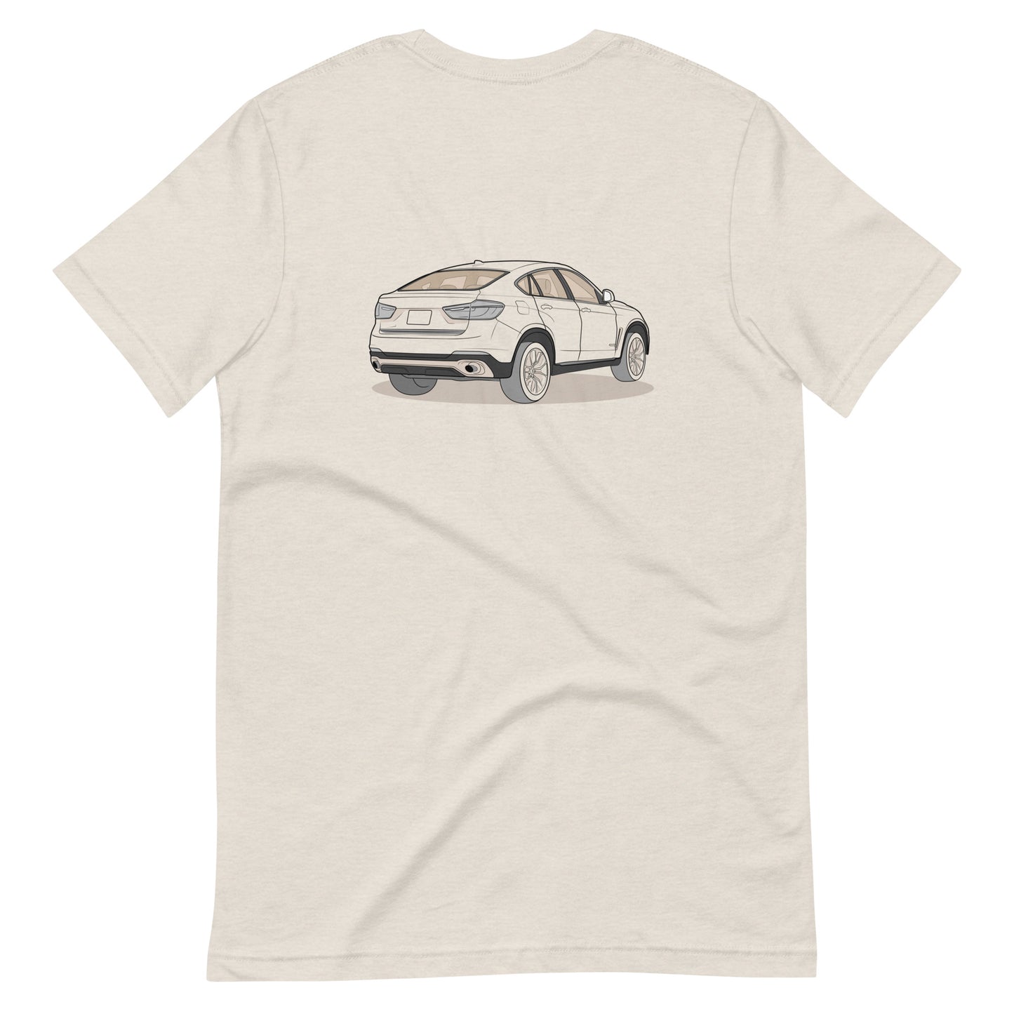 2016 BMW X6 XDrive 40D F16 Heather Dust Double Sided Unisex T-Shirt (3 Colors Available)