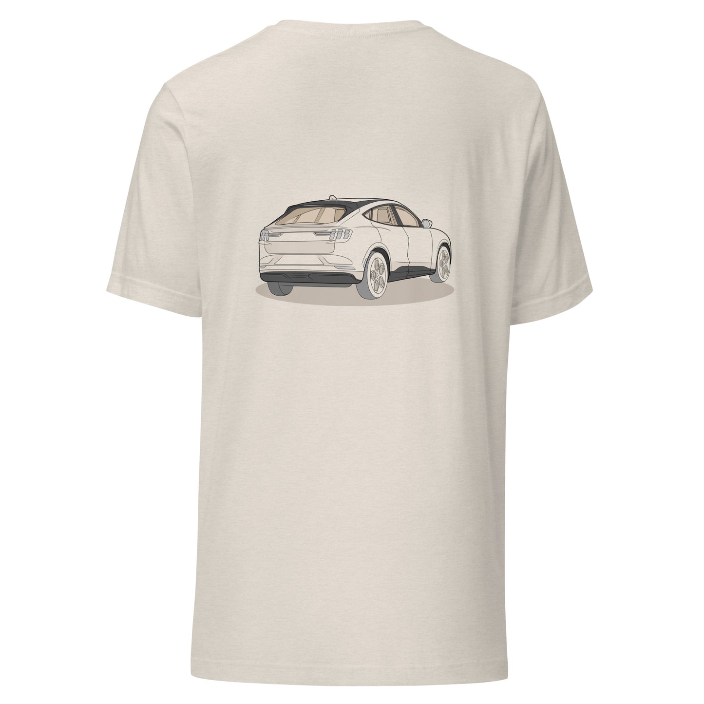 2021 Ford Mustang Mach-E GT Double Sided Heather Dust Unisex T-Shirt