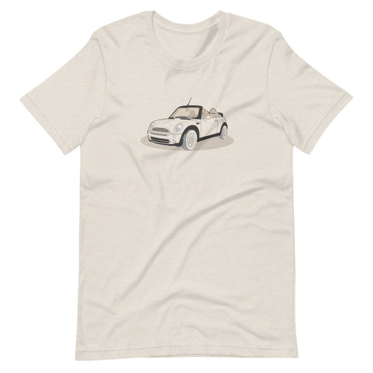 2005 Mini Cooper Convertible R52 Heather Dust Double Sided Unisex T-Shirt