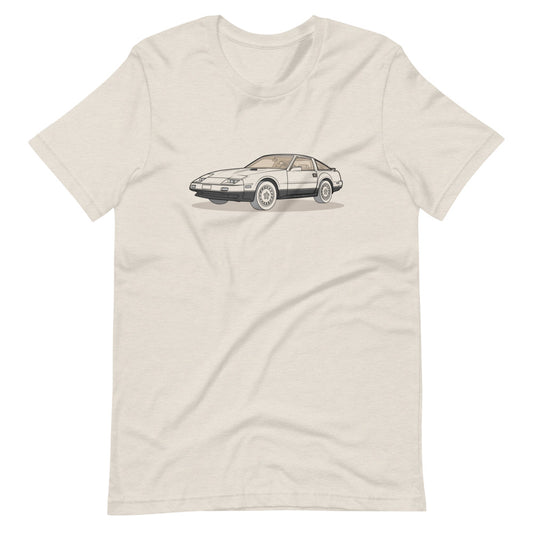 1984 Datsun Nissan 300ZX Turbo Heather Dust Double Sided Unisex T-Shirt