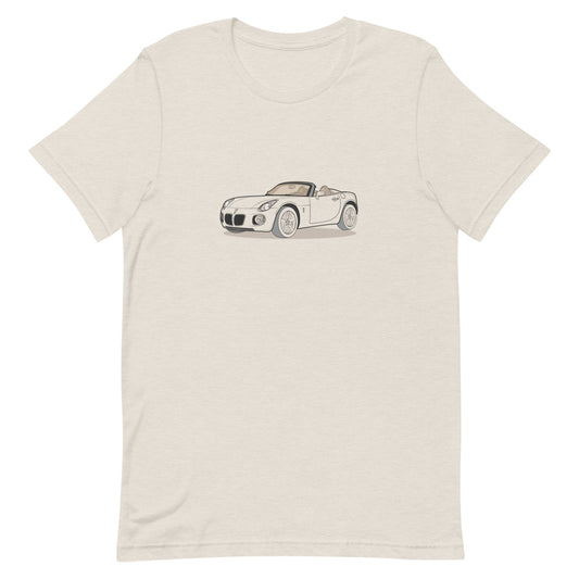 2008 Pontiac Solstice Convertible GXP Heather Dust Double Sided Unisex T-Shirt