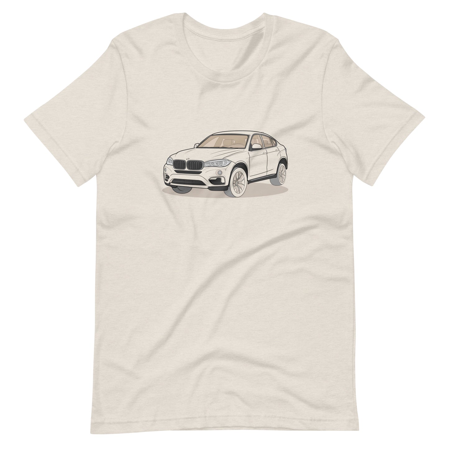 2016 BMW X6 XDrive 40D F16 Heather Dust Double Sided Unisex T-Shirt (3 Colors Available)