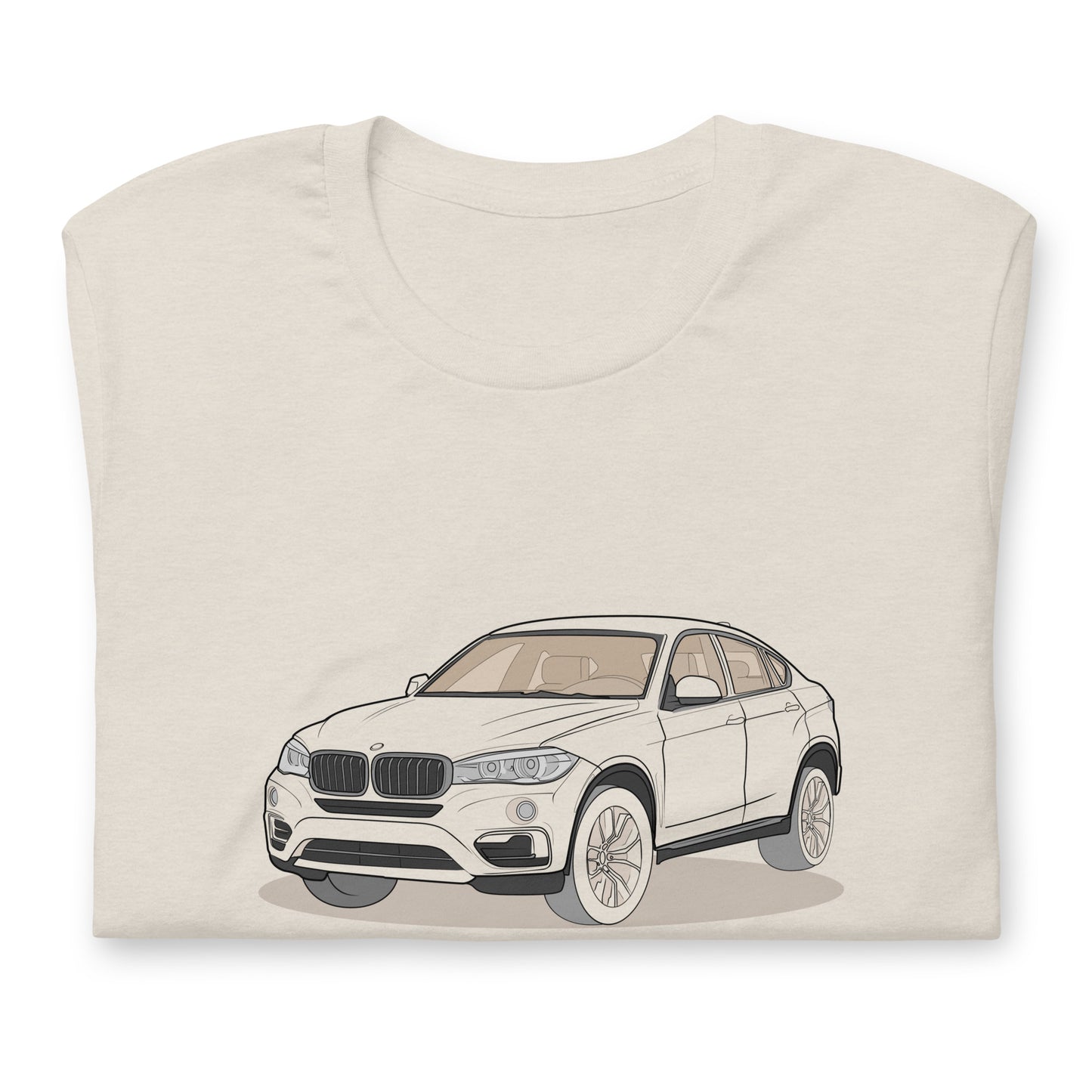 2016 BMW X6 XDrive 40D F16 Heather Dust Double Sided Unisex T-Shirt (3 Colors Available)