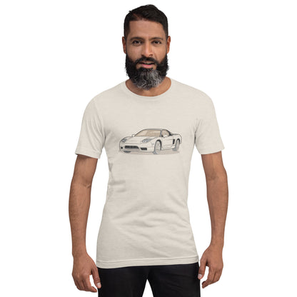 2005 Acura NSX-T NA1 NA2 Front Side Heather Dust Unisex T-Shirt