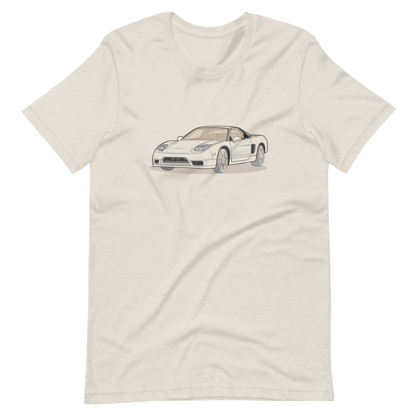 2005 Acura NSX-T NA1 NA2 Front Side Heather Dust Unisex T-Shirt