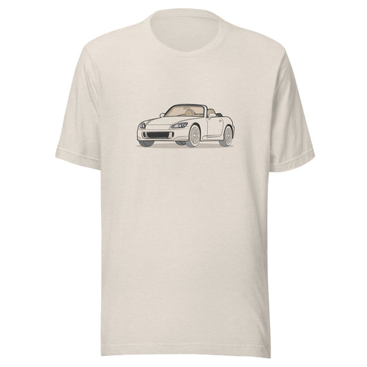 2007 Honda S2000 Double Sided Heather Dust Unisex T-Shirt