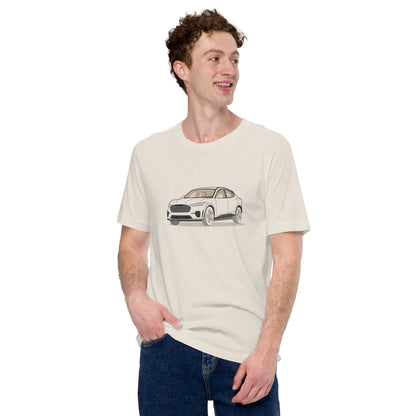 2021 Ford Mustang Mach-E GT Double Sided Heather Dust Unisex T-Shirt