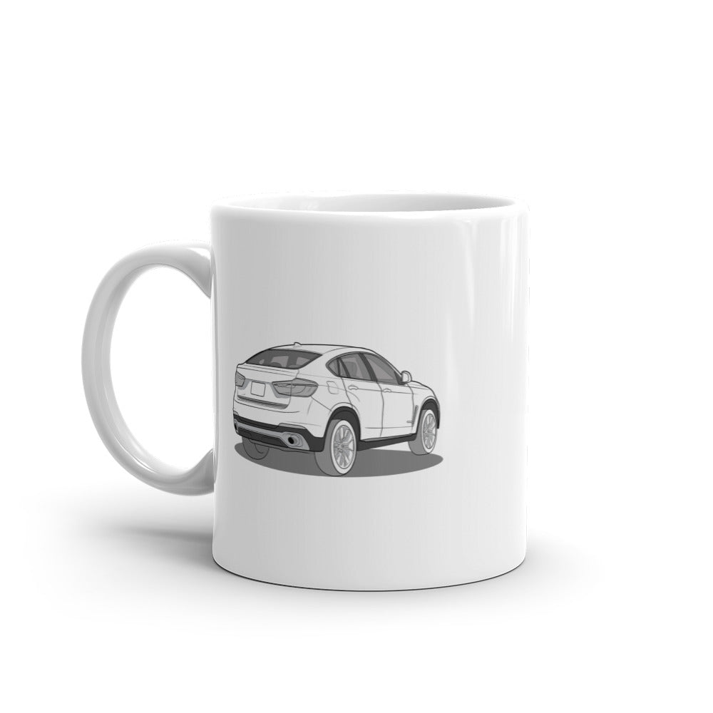 2016 BMW X6 XDrive 40D F16 Double Sided 11 oz. Mug