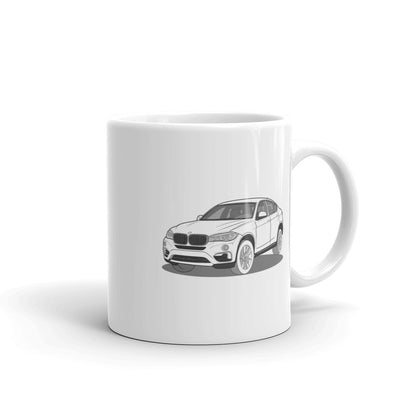 2016 BMW X6 XDrive 40D F16 Double Sided 11 oz. Mug