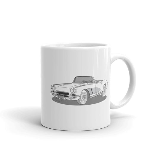 1962 Chevrolet Corvette C1 Double Sided 11 oz. Mug